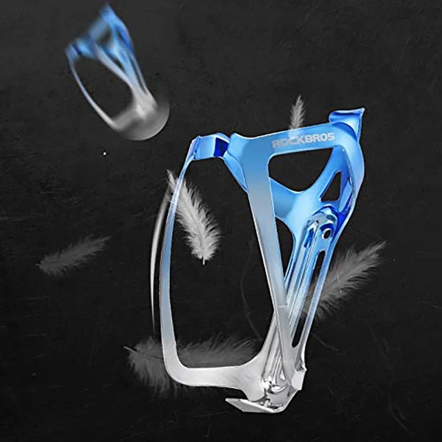 Кошик для фляги Rockbros RKL02 алюмінієвий Blue Silver