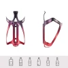 Кошик для флякона Rockbros RKL02 алюмінієвий Black/Red (5907769390418)