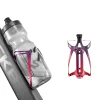 Кошик для флякона Rockbros RKL02 алюмінієвий Black/Red (5907769390418)