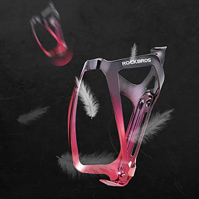 Кошик для флякона Rockbros RKL02 алюмінієвий Black/Red (5907769390418)