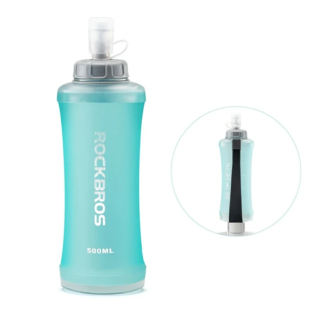 Фляга Rockbros 350017002 м'яка для бігу 500 ml Light Blue