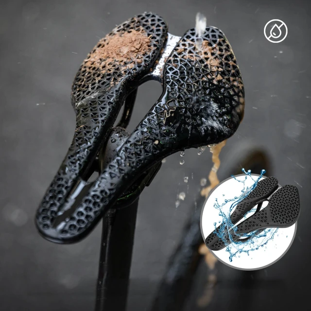 Седло велосипедне Rockbros LF0214 анатомічне 3D водостійке Black (5907769390579)