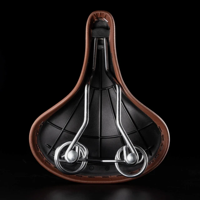 Сідло велосипедне Rockbros 6800S ретро комфортне Brown (5907769390616)