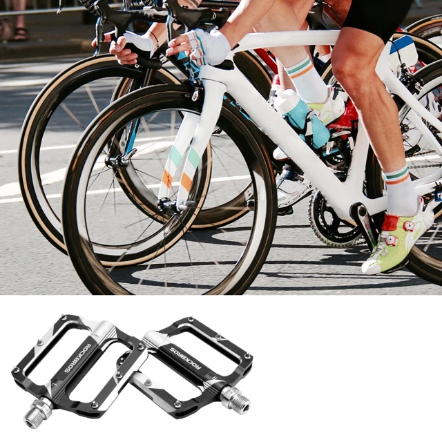Педалі велосипедні Rockbros K306-BK MTB алюмінієві Black (5907769390746)