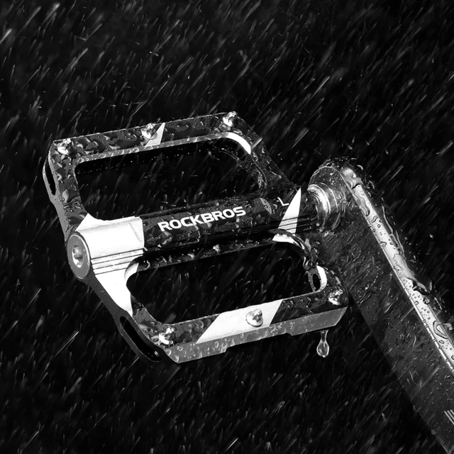 Педалі велосипедні Rockbros K306-BK MTB алюмінієві Black (5907769390746)