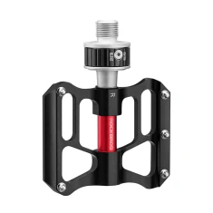Педалі велосипедні Rockbros K3462F-BK відшалювані зі швидкозльотом (5907769390753)