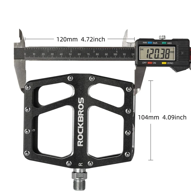Педалі велосипедні Rockbros K399-BK платформені широкі - Black