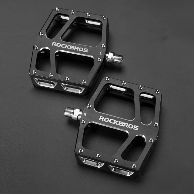 Педалі велосипедні Rockbros K399-BK платформені широкі - Black