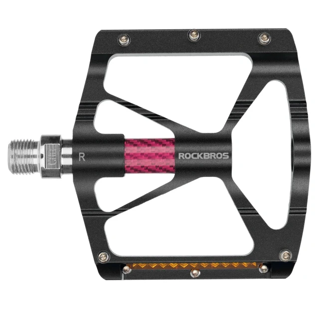 Педалі велосипедні Rockbros K307PT платформні алюмінієві Black (5907769390814)