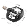 Педалі велосипедні Rockbros M108 нейлонові Black (5907769390838)