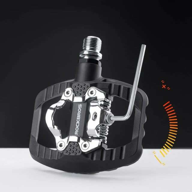 Педалі велосипедні Rockbros PD303 платформні Half-Lock Black (5907769390876)