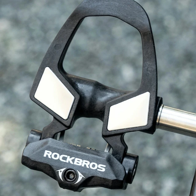 Блоки для педалей Rockbros RD9 SPD карбон/титан Black (5907769390890)