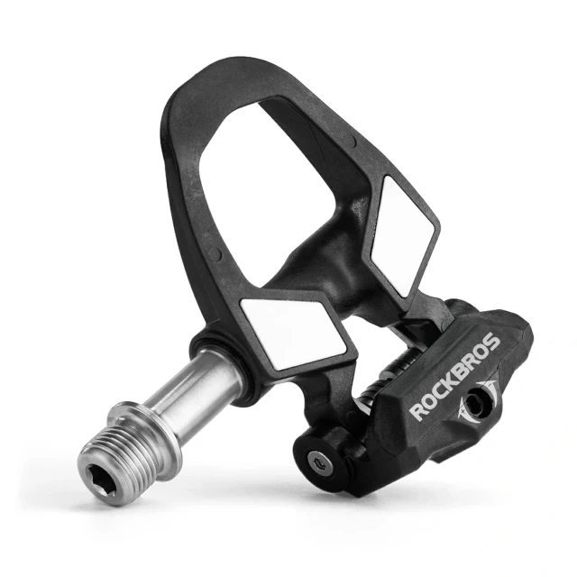 Блоки для педалей Rockbros RD9 SPD карбон/титан Black (5907769390890)
