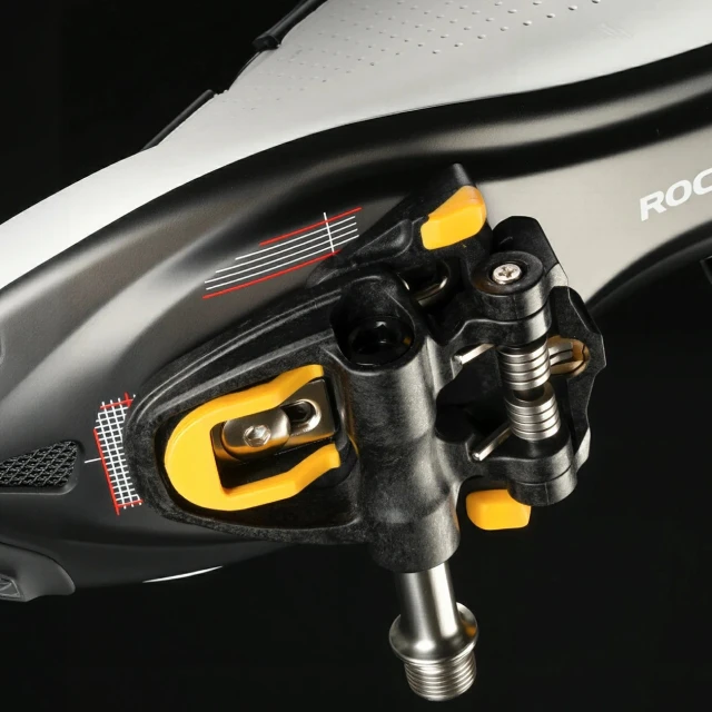 Блоки для педалей Rockbros RD9 SPD карбон/титан Black (5907769390890)