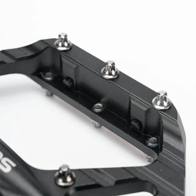 Педалі велосипедні Rockbros C700 платформені відбивні алюмінієві - Black