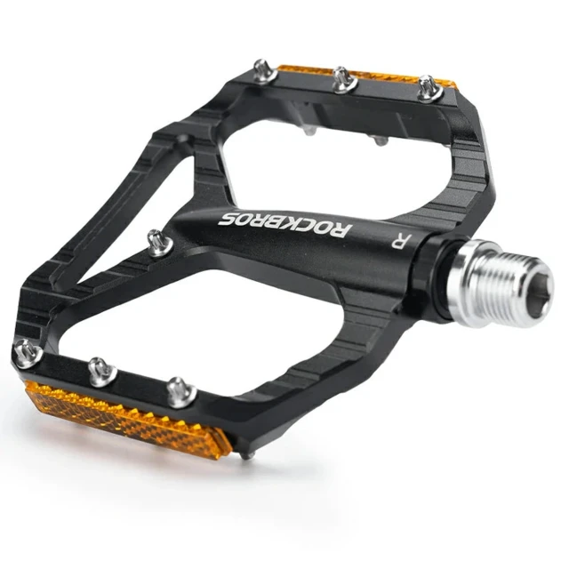 Педалі велосипедні Rockbros C700 платформені відбивні алюмінієві - Black