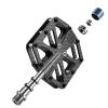 Педалі велосипедні Rockbros C525 карбонові платформені Black