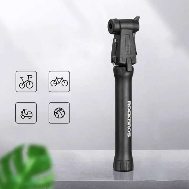 Мініпомпа велосипедна Rockbros TM-1701P 80 PSI Presta/Schrader (5907769390975)