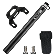 Насос велосипедный Rockbros JG-PB-004 легкий с манометром Black (5907769390999)