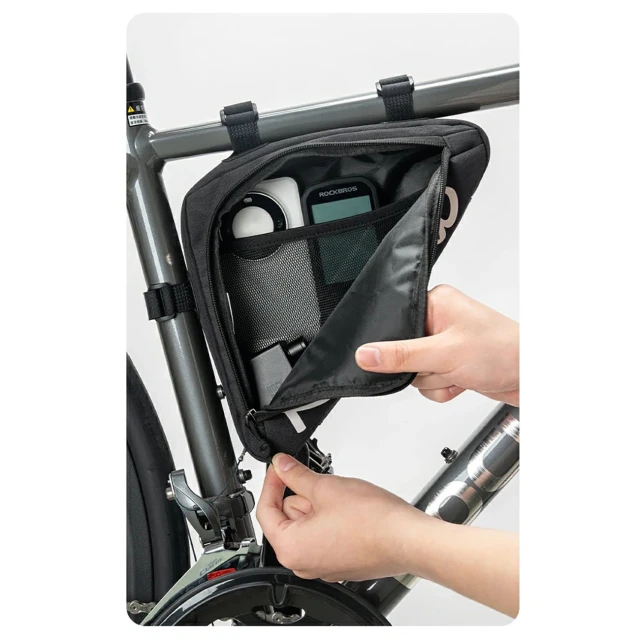 Сумка рамна Rockbros G002 Flash Journey 1.4 l Black