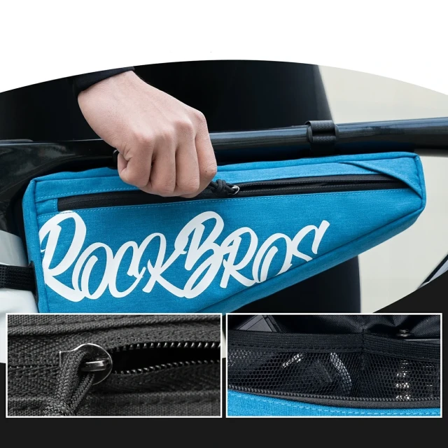 Сумка трикутна Rockbros G008 Flash Journey XL Blue (5907769391255)