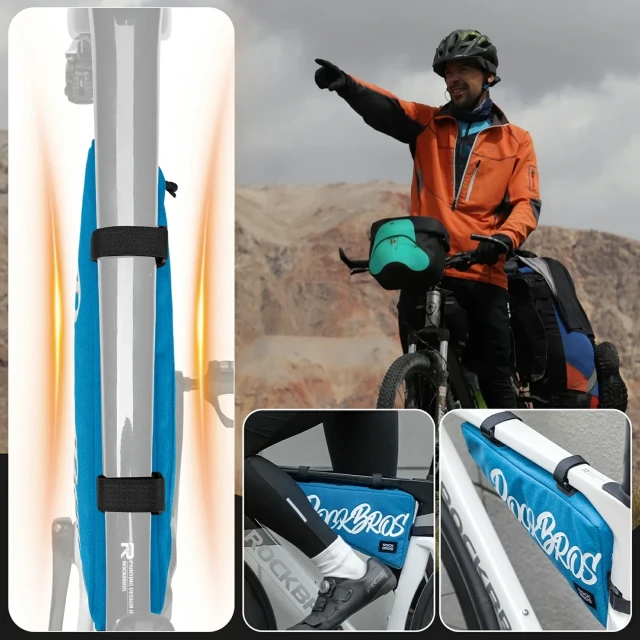 Сумка трикутна Rockbros G008 Flash Journey XL Blue (5907769391255)