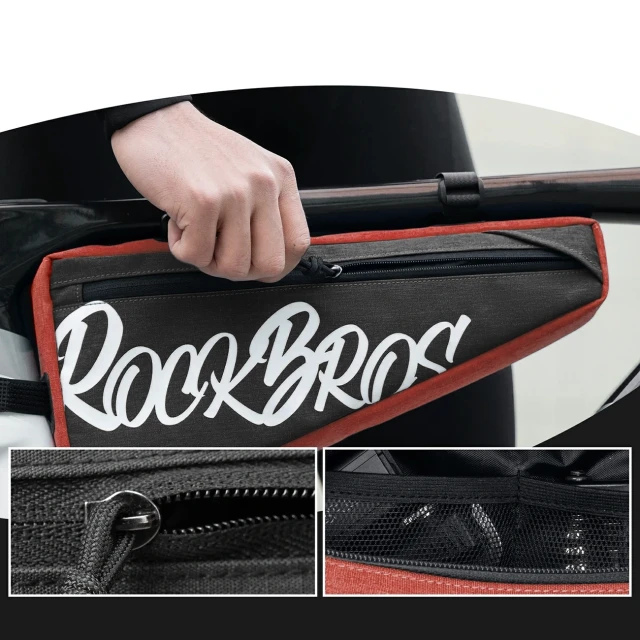 Сумка треугольная Rockbros G008 Flash Journey XL Red (5907769391262)