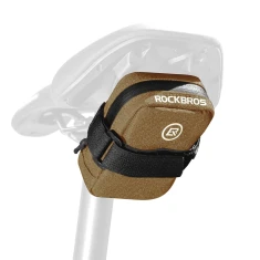 Сумка підсідельна Rockbros F006 маленька Brown (5907769391453)