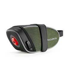 Підсідельна сумка Rockbros C52-2 легка з освітленням 250 mAh Green
