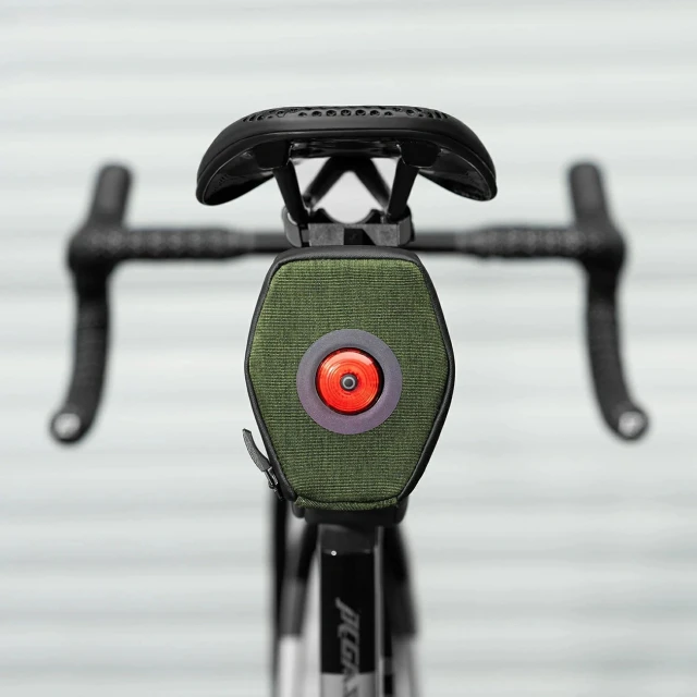 Підсідельна сумка Rockbros C52-2 легка з освітленням 250 mAh Green