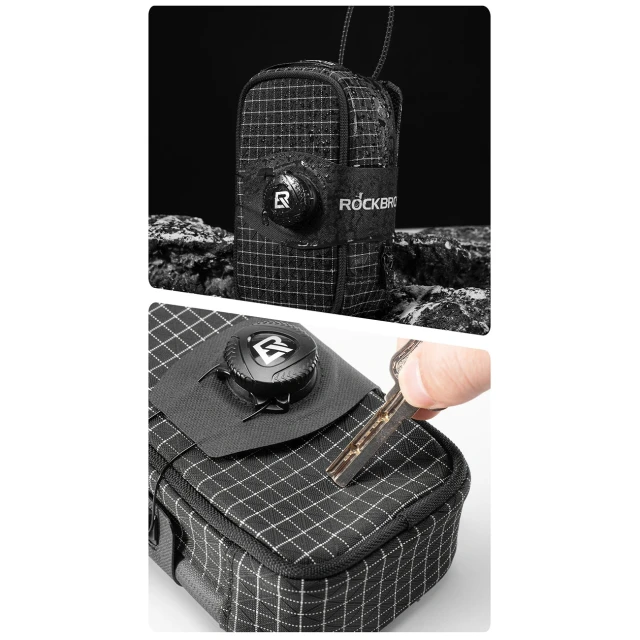 Сумка подседельная Rockbros P010 многофункциональная Black (5907769391545)