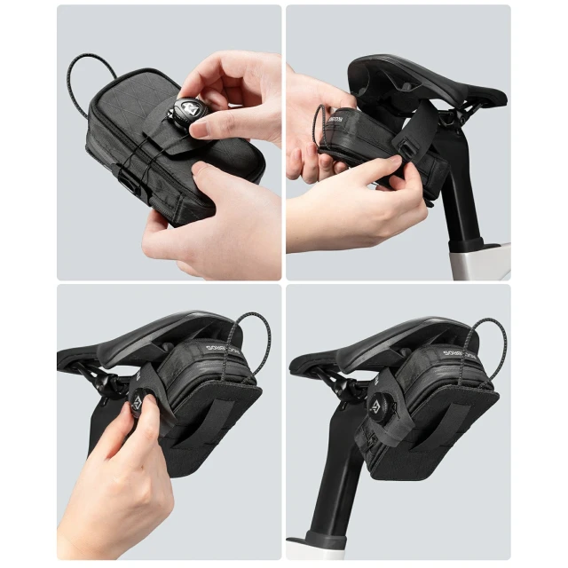Сумка подседельная Rockbros P010 многофункциональная Black (5907769391545)