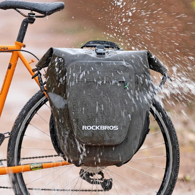 Сумка на багажник Rockbros AS-001 водонепроницаемая 27L Black (5907769391606)