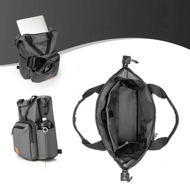Рюкзак Rockbros H43 для складного велосипеда Brompton Gray (5907769391743)