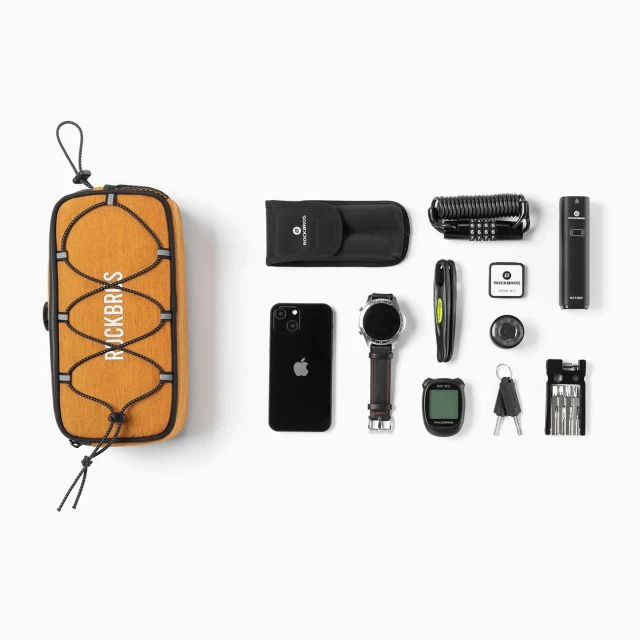 Сумка на кермо 1.9L Rockbros TL001 Road To Sky Orange (5907769391811)