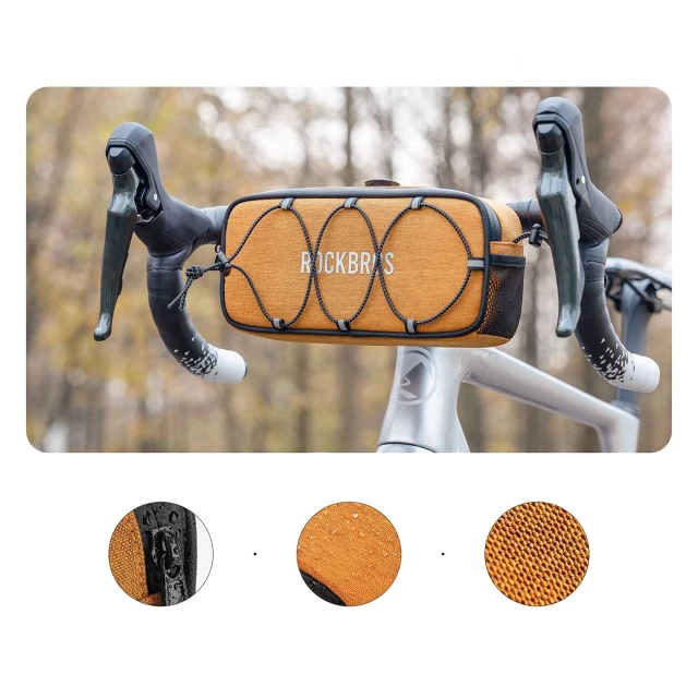 Сумка на кермо 1.9L Rockbros TL001 Road To Sky Orange (5907769391811)