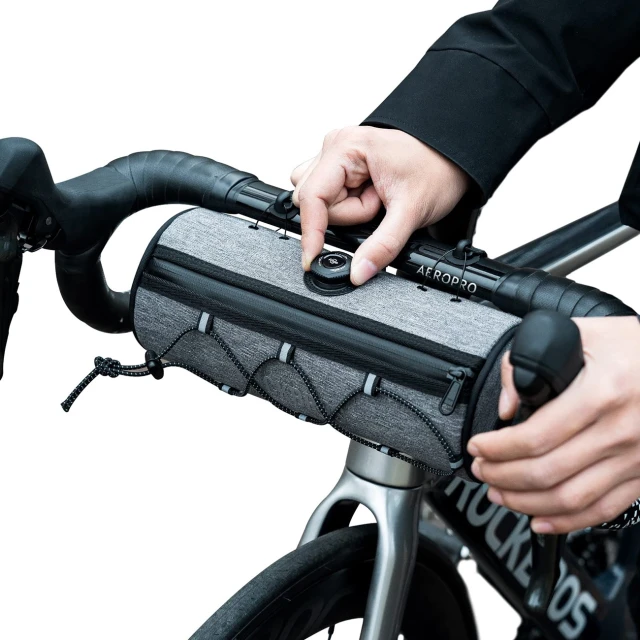 Сумка на кермо 1.5L Rockbros TL002 Road To Sky Gray (5907769391880)