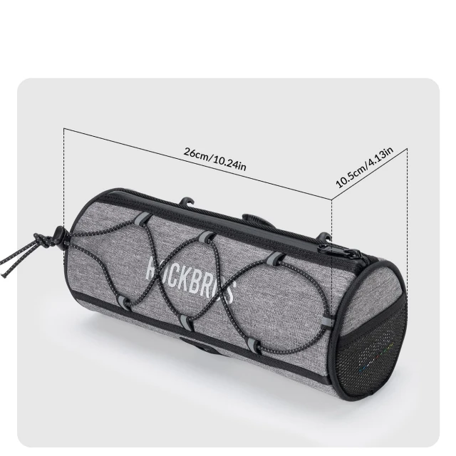Сумка на кермо 1.5L Rockbros TL002 Road To Sky Gray (5907769391880)