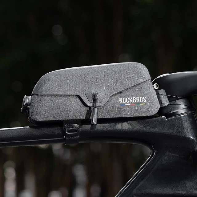 Сумка на раму 0.9L Rockbros AS-134 Road To Sky водостійка Black (5907769392030)