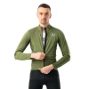 Куртка велосипедна Rockbros TLWT001 ROAD TO SKY вітрозахисна утеплена M Green