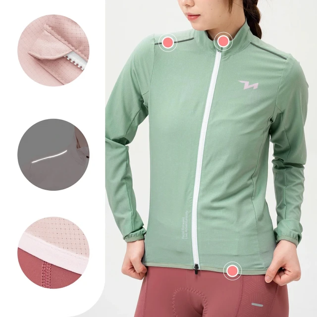 Велокуртка жіноча Rockbros YPW069 S Green