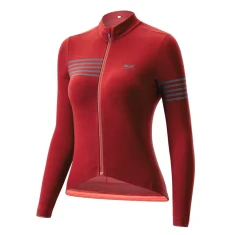 Кофта велосипедна жіноча Rockbros YPW065 довгий рукав осінь/зима L Red (5907769394102)