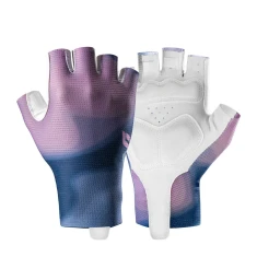 Рукавички велосипедні Rockbros S389 жіночі короткі амортизуючі L Purple (5907769394171)
