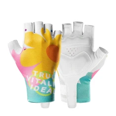 Рукавички велосипедні Rockbros S389 жіночі короткі амортизуючі L Multicolor (5907769394188)