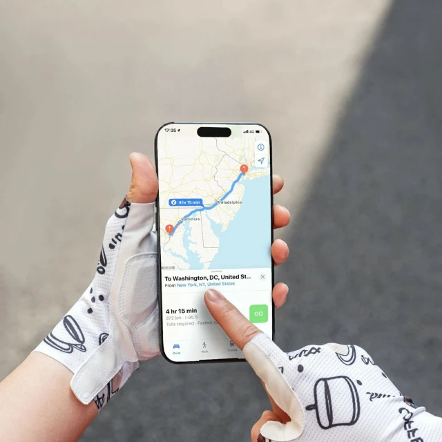Рукавички велосипедні Rockbros S389 жіночі короткі амортизуючі L White (5907769394195)