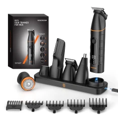 Тример MAXGROOM LK-892 багатофункціональний зі змінними насадками Black (5907769394263)