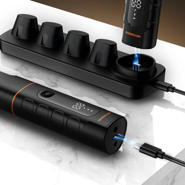 Тример MAXGROOM LK-892 багатофункціональний зі змінними насадками Black (5907769394263)