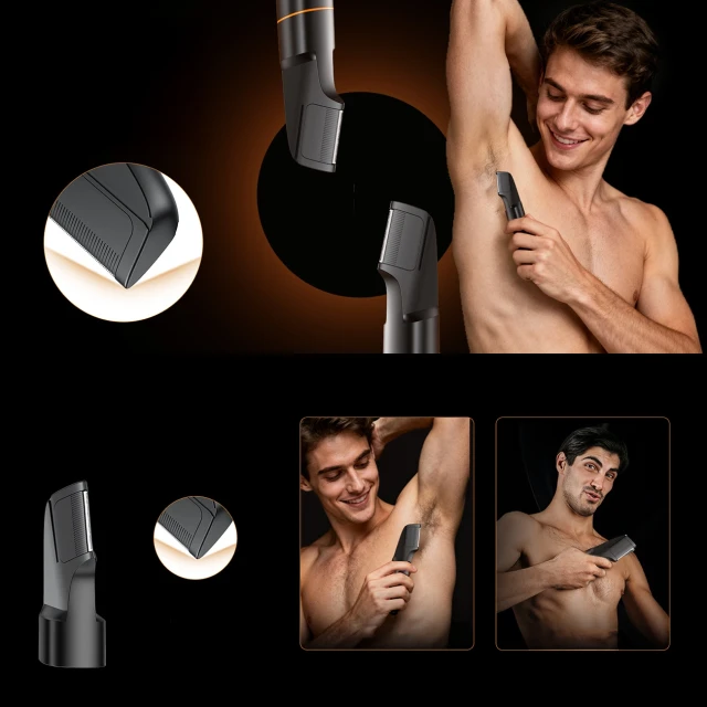 Тример MAXGROOM LK-892 багатофункціональний зі змінними насадками Black (5907769394263)