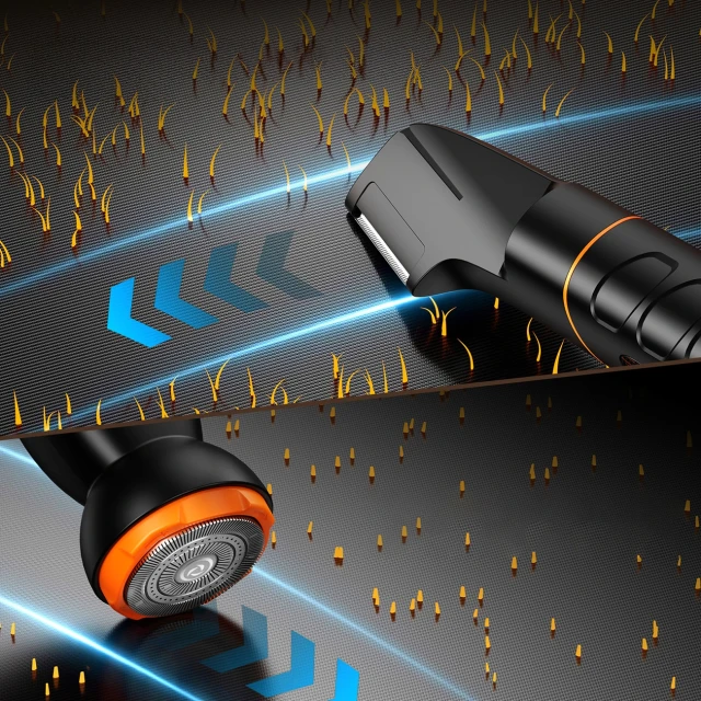 Тример MAXGROOM LK-892 багатофункціональний зі змінними насадками Black (5907769394263)