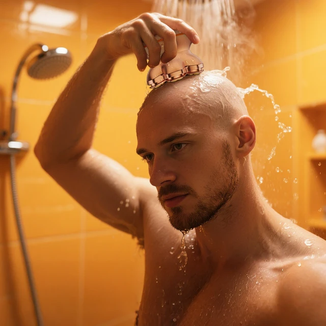 Голиця електрична MAXGROOM JK-1688 для голови та бороди Gold (5907769394294)